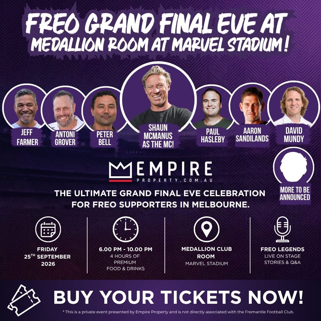 Fremantle Dockers Grand Final Eve Party